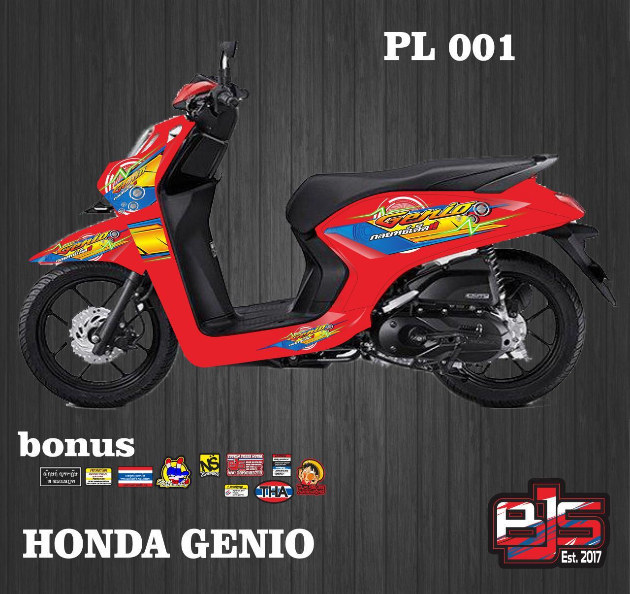 Stiker Striping List Motor Honda Genio PL 001 Lazada Indonesia