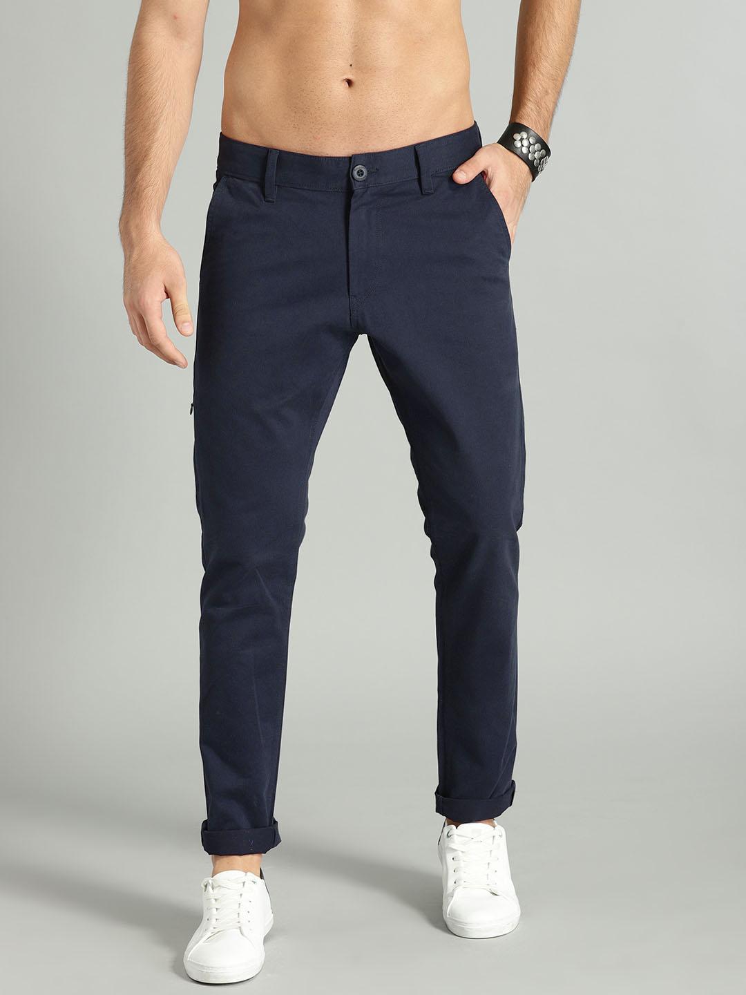 Celana Chinos Panjang Pria Blue Navy 