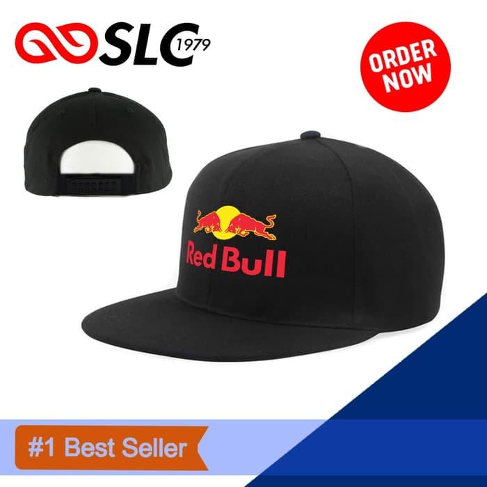 topi snapback red bull