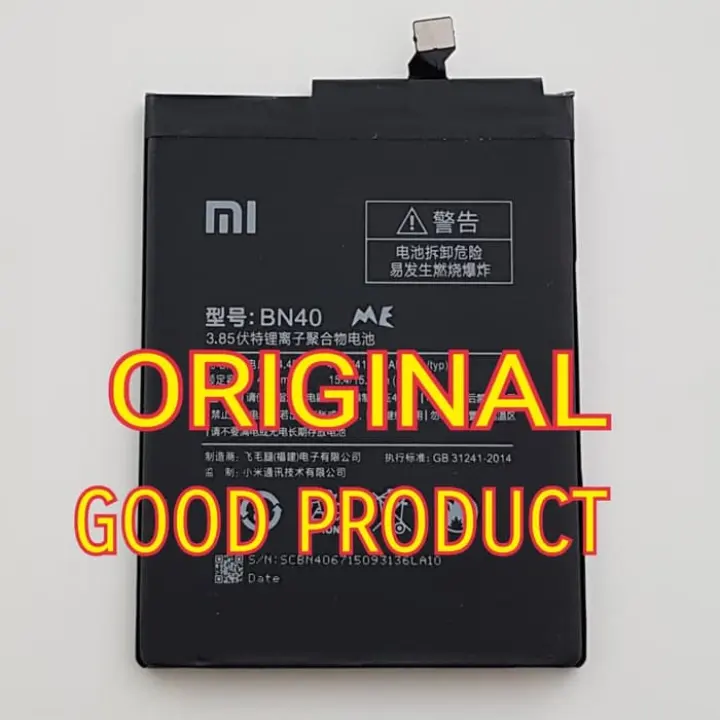 Baterai Xiaomi Redmi 4 Prime Batre Batere Batrai Xiaumi Xiomi Bn40 Lazada Indonesia