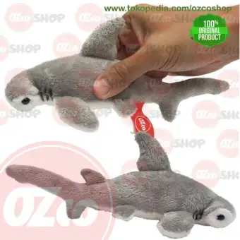 Boneka Hewan Ikan Hiu Martil Bonnethead Shark Original Ozco Soz050