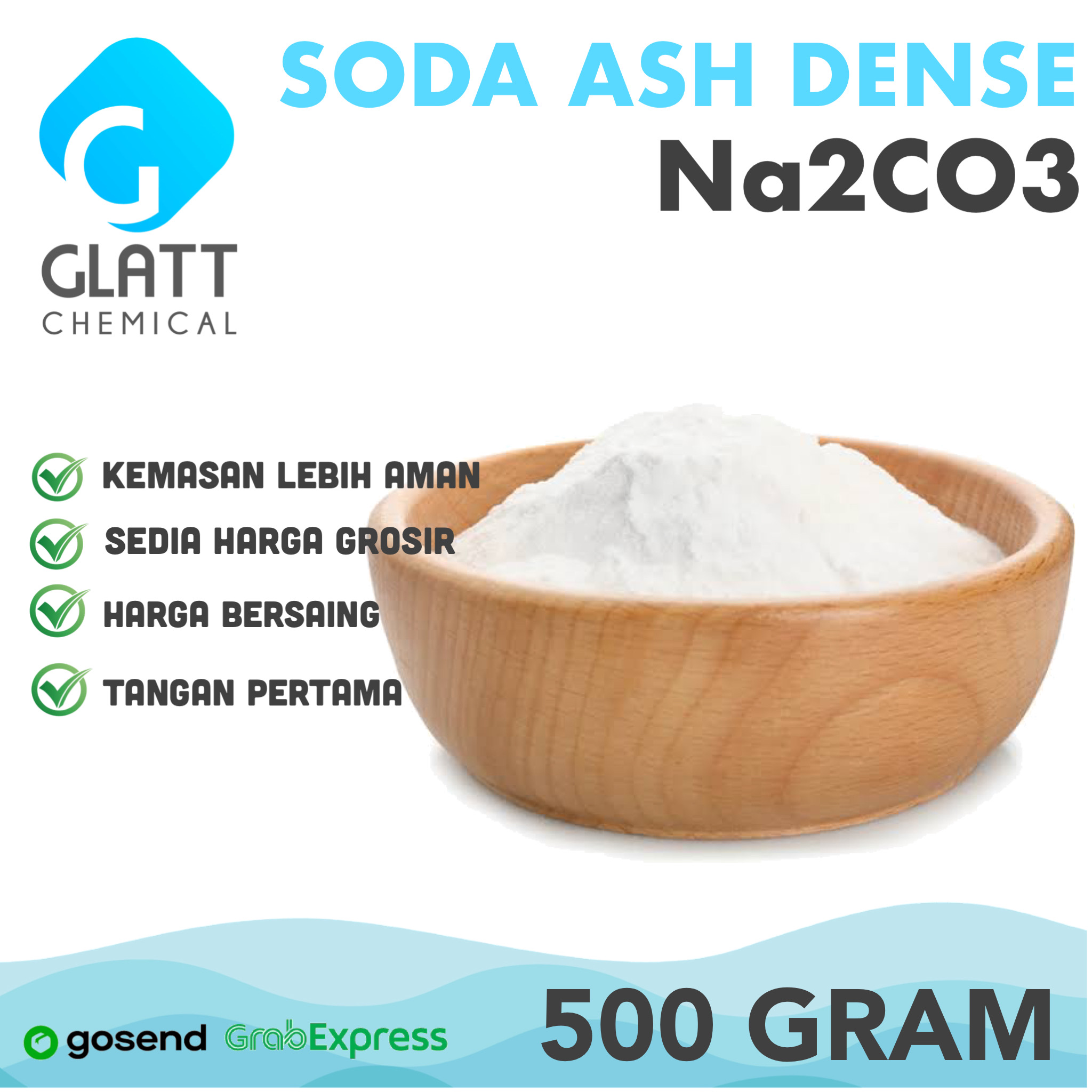 Soda Ash Dense 500 gram USA Ansac Sodium Carbonat Lazada Indonesia