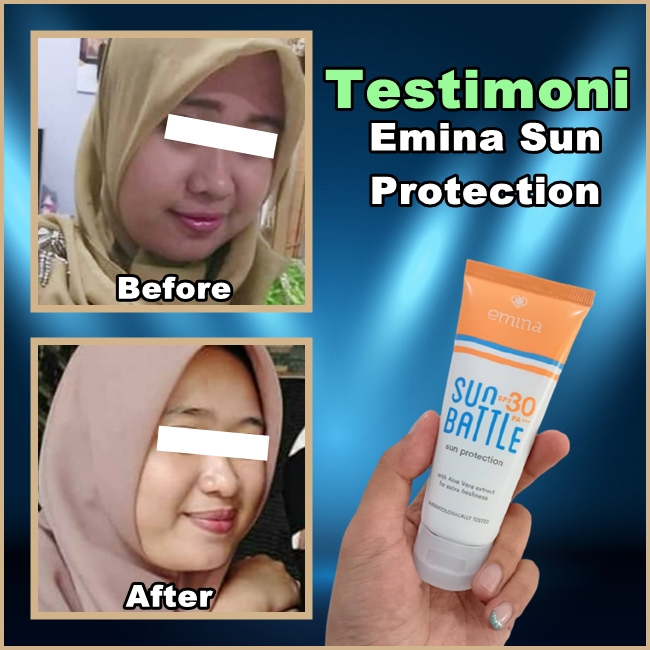 testimoni sunscreen emina