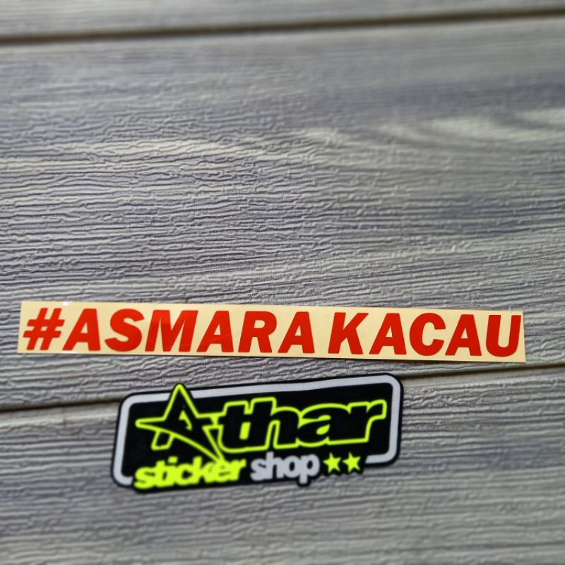 STICKER ASMARA KACAU CUTTING 15 cm | Lazada Indonesia