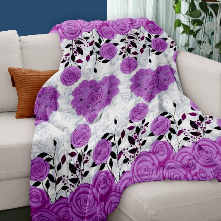 SELIMUT BULU HALUS UKURAN KING 180X200 BESAR motif dewasa kembang cantik IMPOR BERKUALITAS