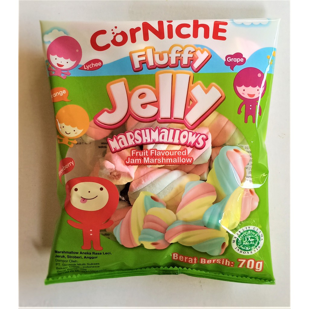 marshmallow Corniche fluffy jelly 70gr Lazada Indonesia