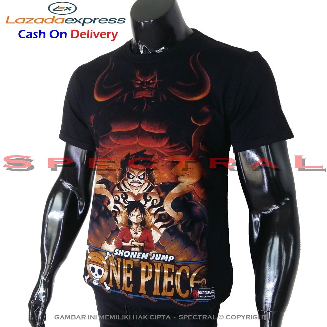 ★ Spectral ★ Pure Cotton Combed T-Shirt ★ Gambar Luffy Devil Gear 3 One Piece Bajak Laut ★