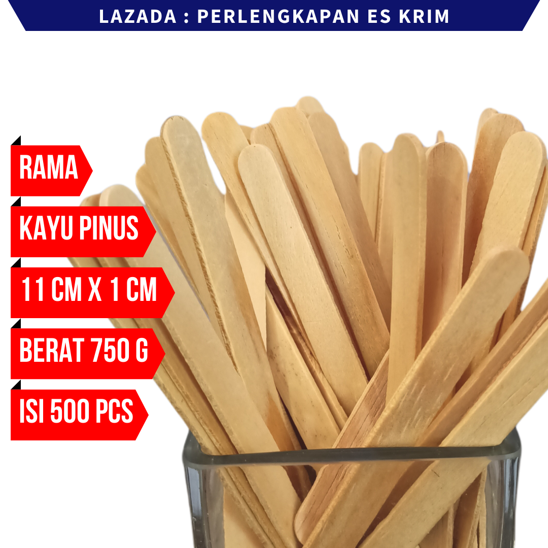 STIK ICE CREAM - JUAL STIK KAYU - STIK KAYU (RAMA) | Lazada Indonesia