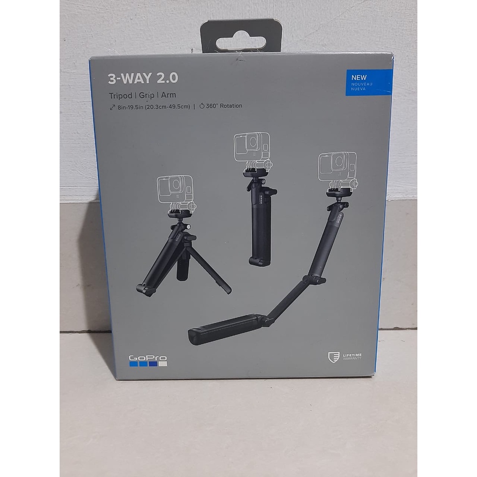 GoPro Way V Grip Arm Tripod Monopod 3Way Original Hero