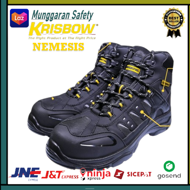 Sepatu Safety Krisbow Nemesis Original Safety Shoe Krisbow Nemesis Berkulitas Lazada Indonesia 1083