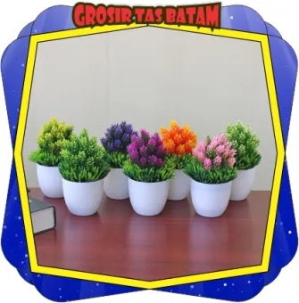 Gtb R084 Pot Tanaman Hias Dekorasi Bunga Bonsai Palsu Dekorasi Rumah Kantor Hotel
