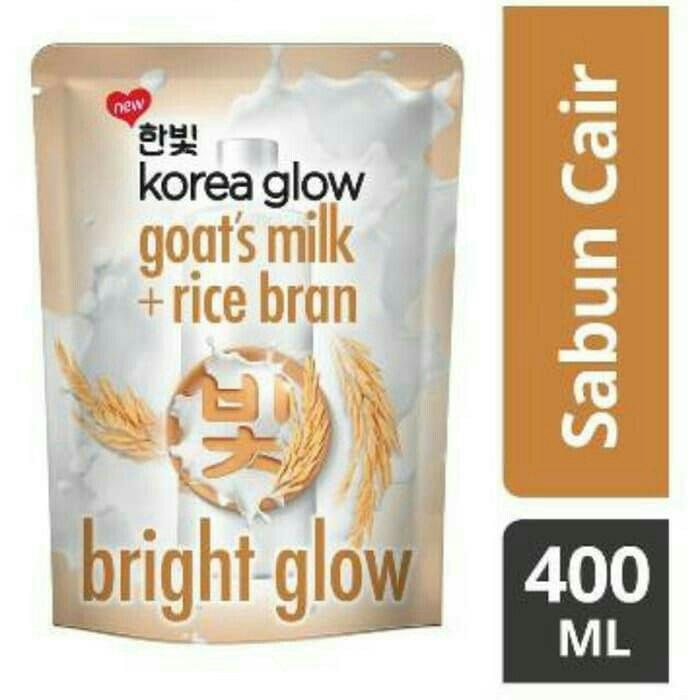 Yuzu Body Wash Korea Glow Goat's Milk + Rice Bran 450 ml