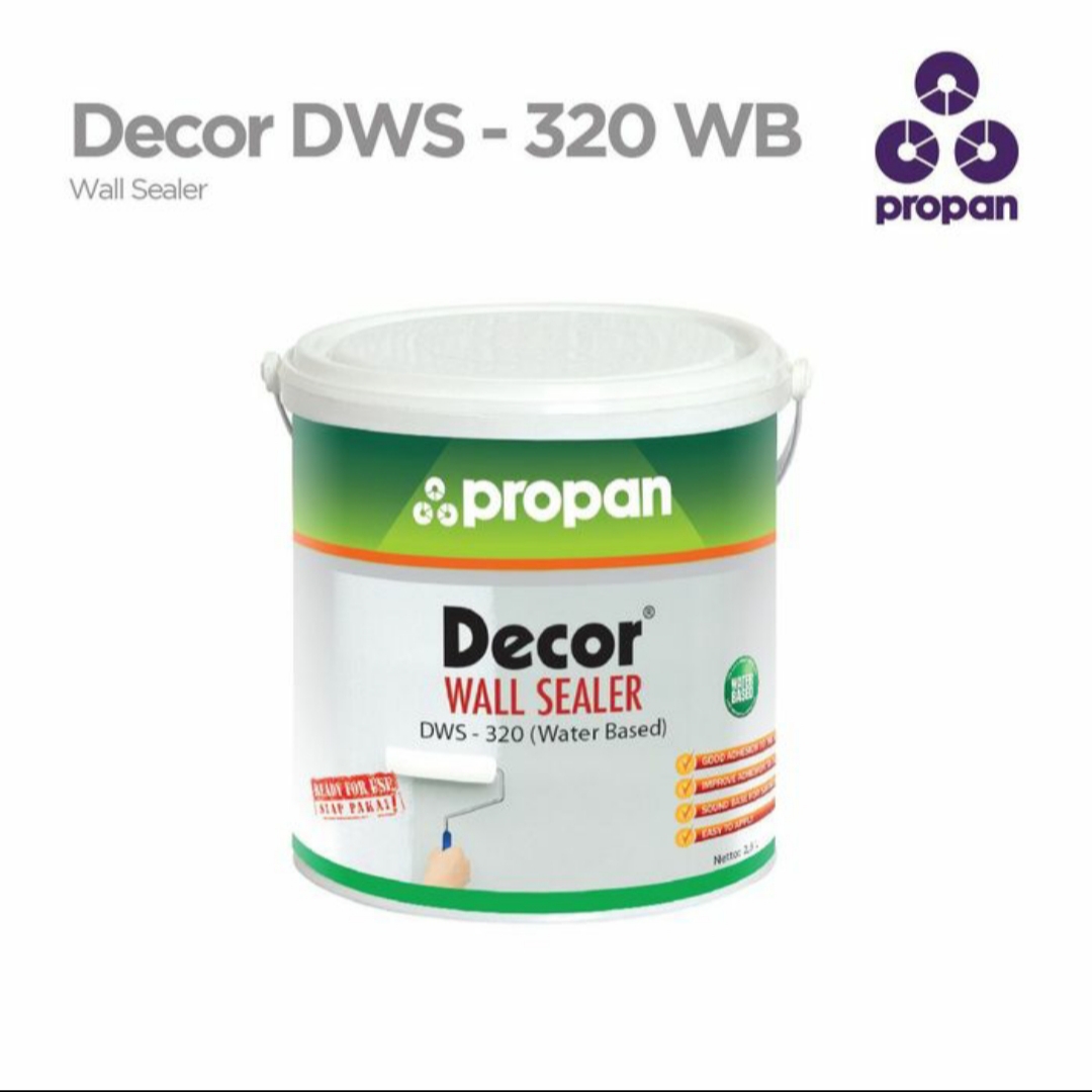 PROPAN DECOR WALL SEALER DWS320 WB CAT DASAR TEMBOK 20 LITER