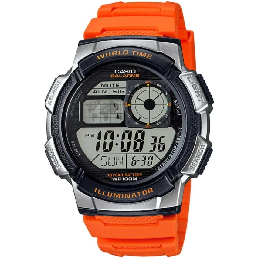 Jam Tangan Casio AE-1000W Original Digital Rubber Strap Water