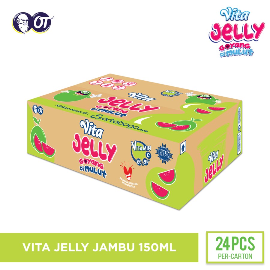 Vita Jelly Drink Jambu 150ml [1 Karton Isi 24 Pcs] Lazada Indonesia