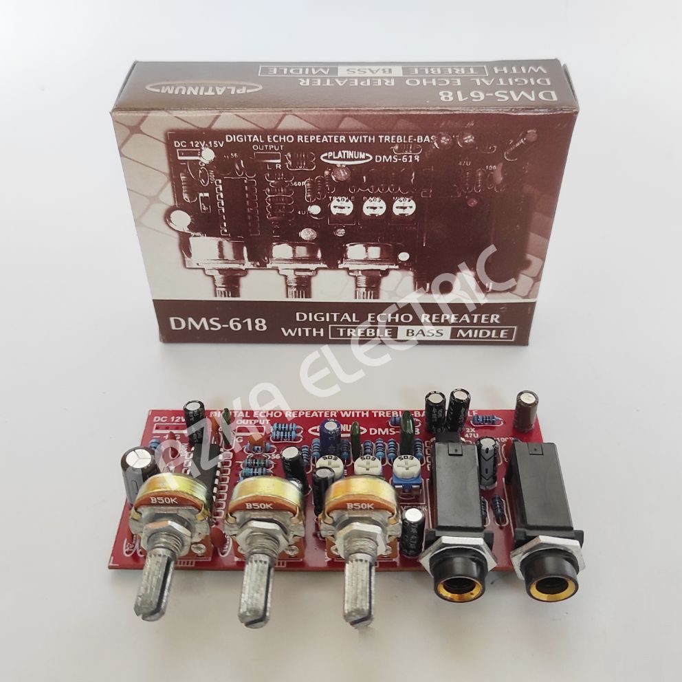 Kit Digital Echo Repeater Delay Plus Tone Control DMS 618 Lazada