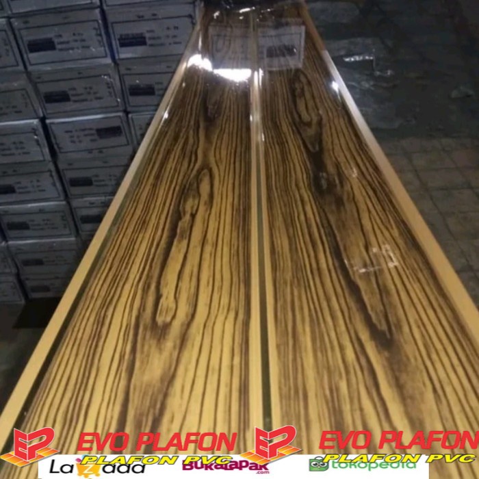 plafon pvc kayu .plafon pvc kanopi | Lazada Indonesia