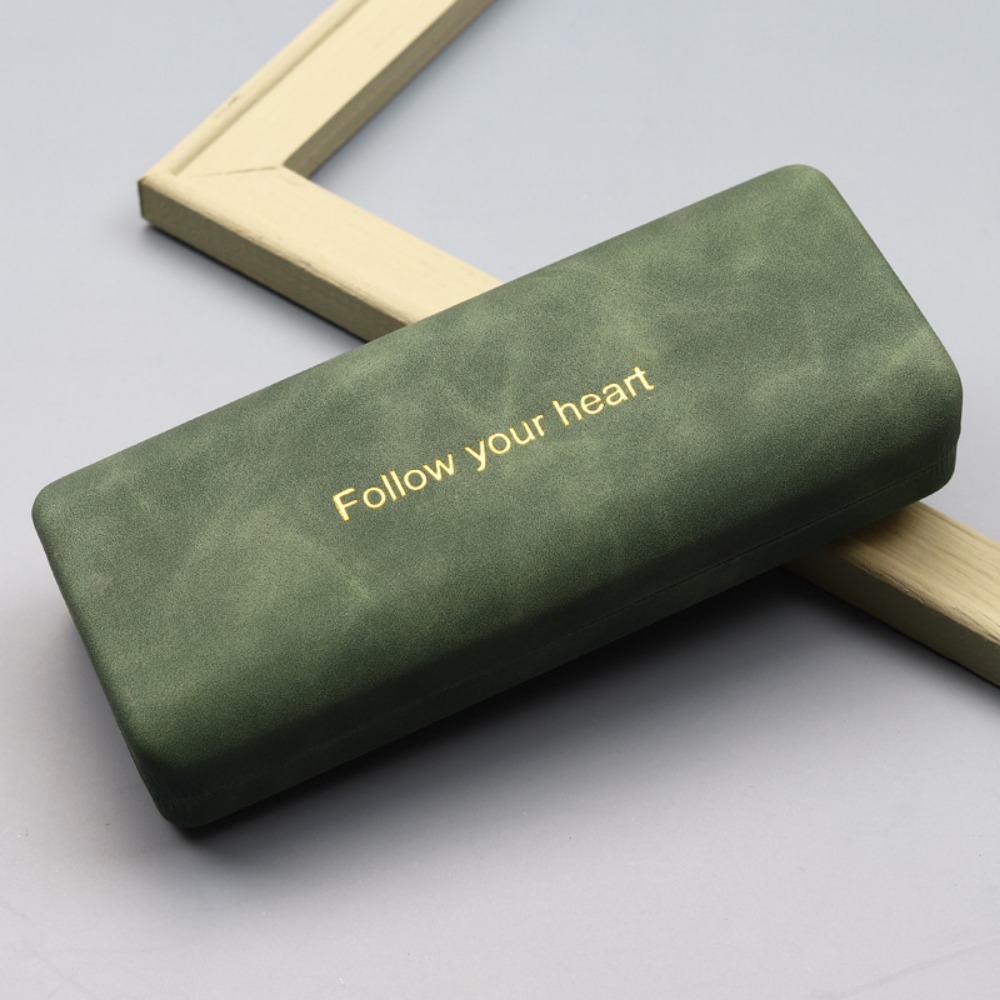 CHUAN Durable Simple Eyewear Storage Box Leather Sunglasses Case Glasses Box Spectacle Case Glasses Case