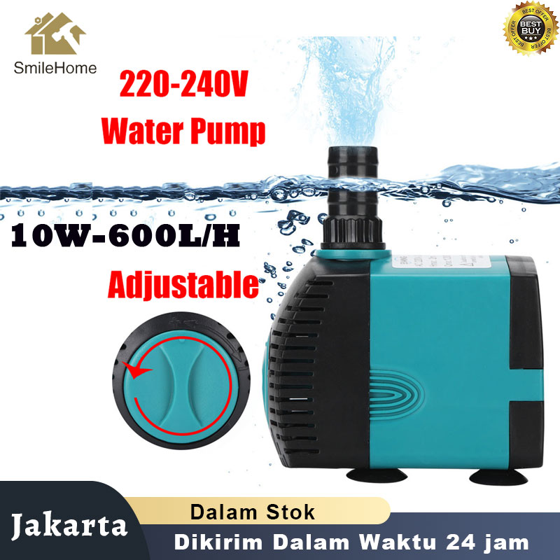 (COD) Pompa Air Celup Kolam Ikan Water Pump Hidroponik Handal Aquarium