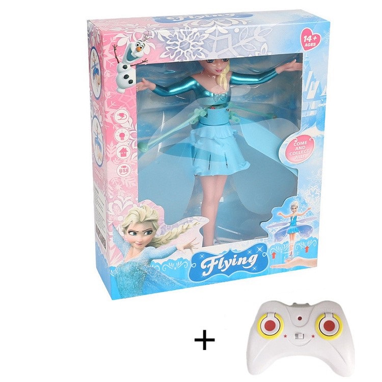 HOT SALE Frozen Elsa Peri Terbang Mainan Terbang Remote Control ...