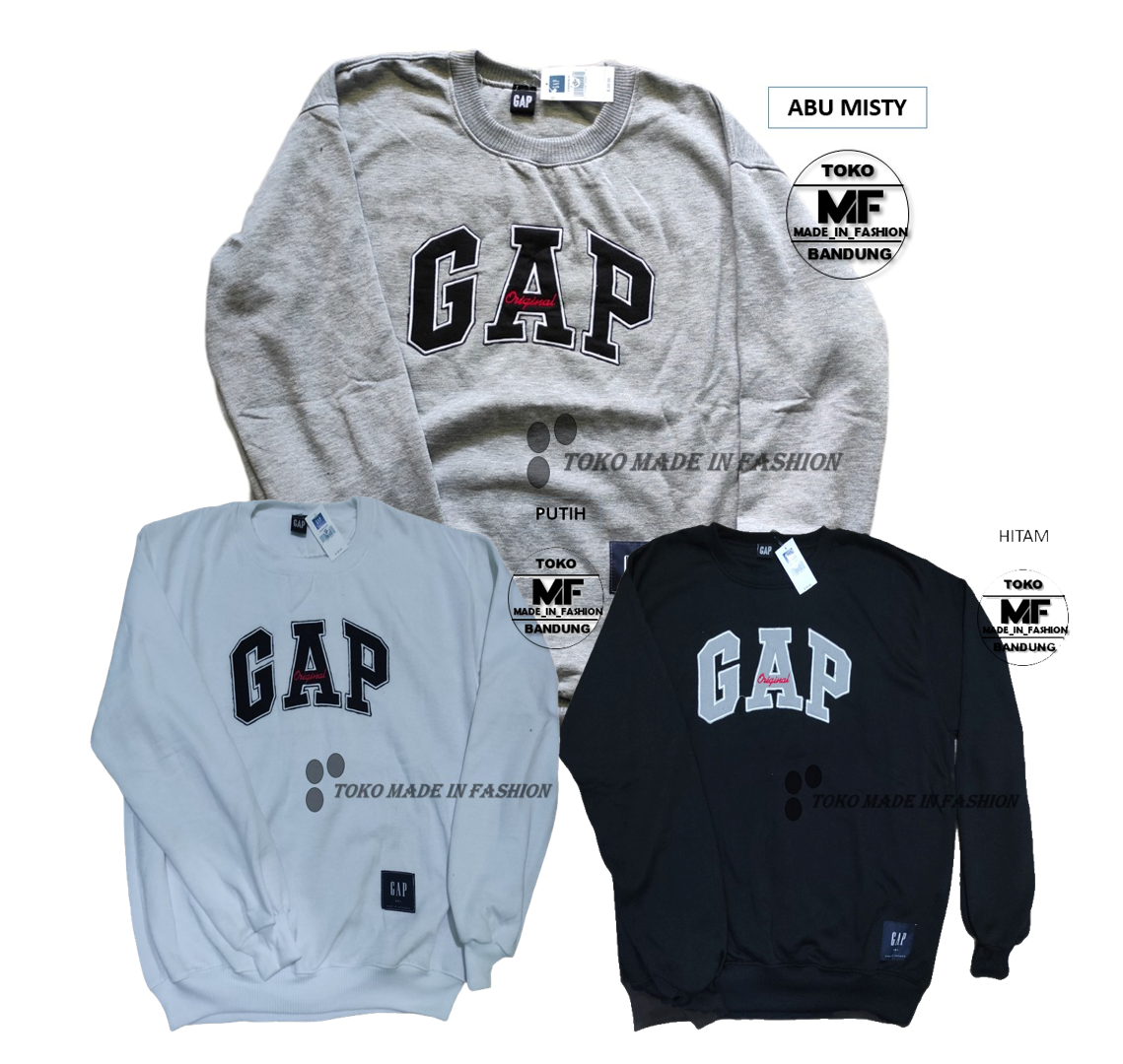 Harga crewneck best sale gap original