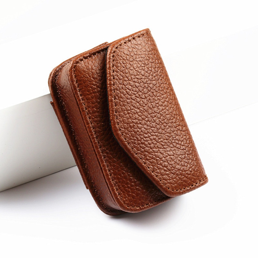 Trader phụ nữ da hộp đựng kính mắt pu hộp đựng kính kính gấp hộp đựng đeo đai