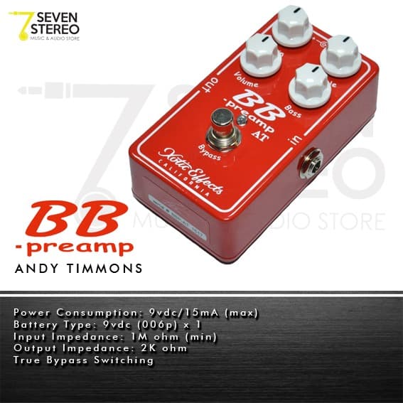 Xotic BB preamp Andy Timmons（Xotic BB Preamp Andy Timmons
