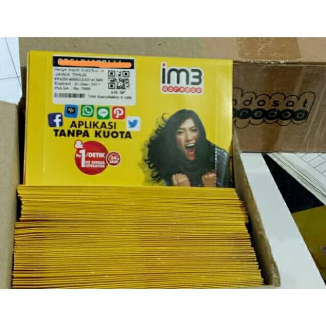 Perdana M3 Pulsa 2.000 Tanpa Registrasi Isi 50 Pcs