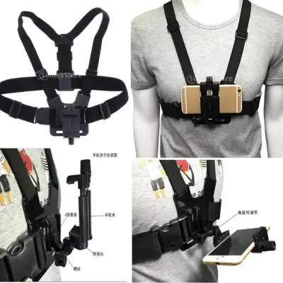 Body Chest Belt Strap Mount holder for Handphone Smartphone Action Cam