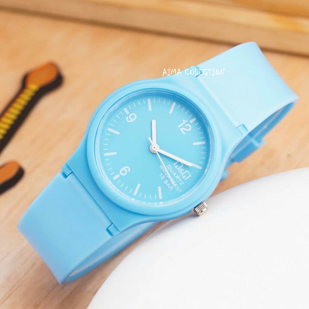 Jam Tangan QnQ Ruber strap - Formal Sporty Fasion - Jam Tangan laki laki & Perempuan