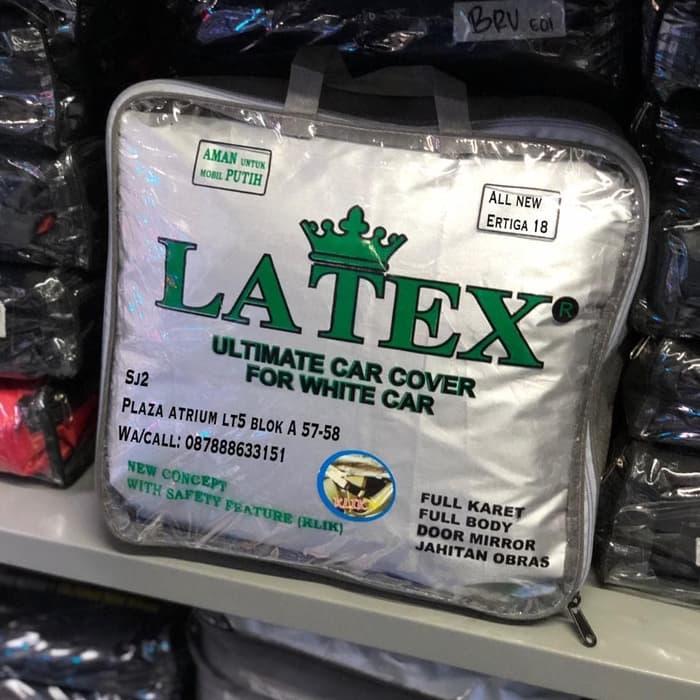 TERLARIS!!! Cover Mobil sarung mobil Latex AGYA / AYLA - AMAN UNTUK MOBIL PUTIH