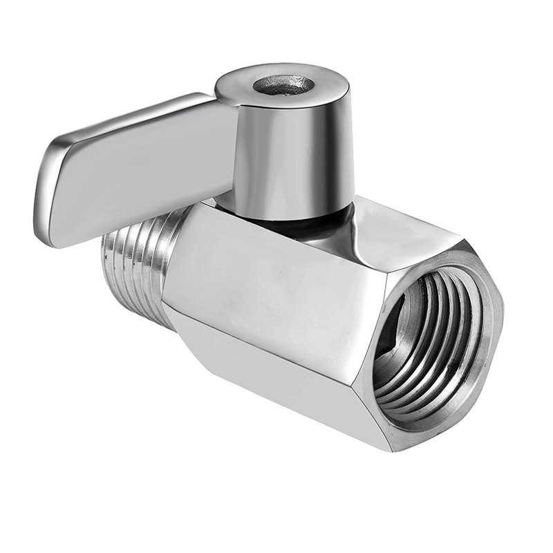 Shower Head Shut Off Valve, 304 Stainless Steel Mini Ball Valve NPT