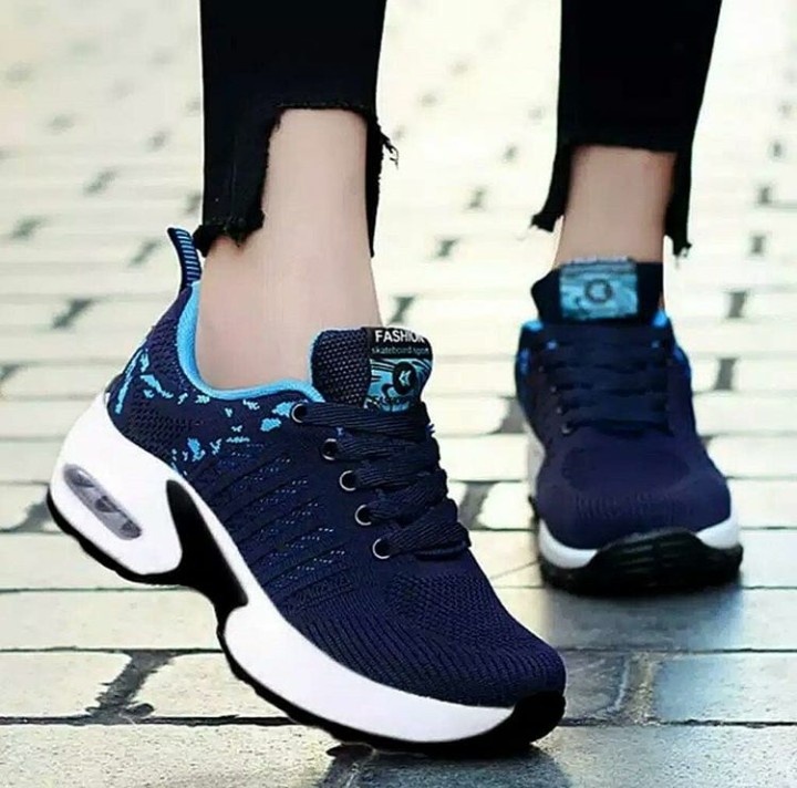 promo - sepatu wanita sneakers sport multi warna