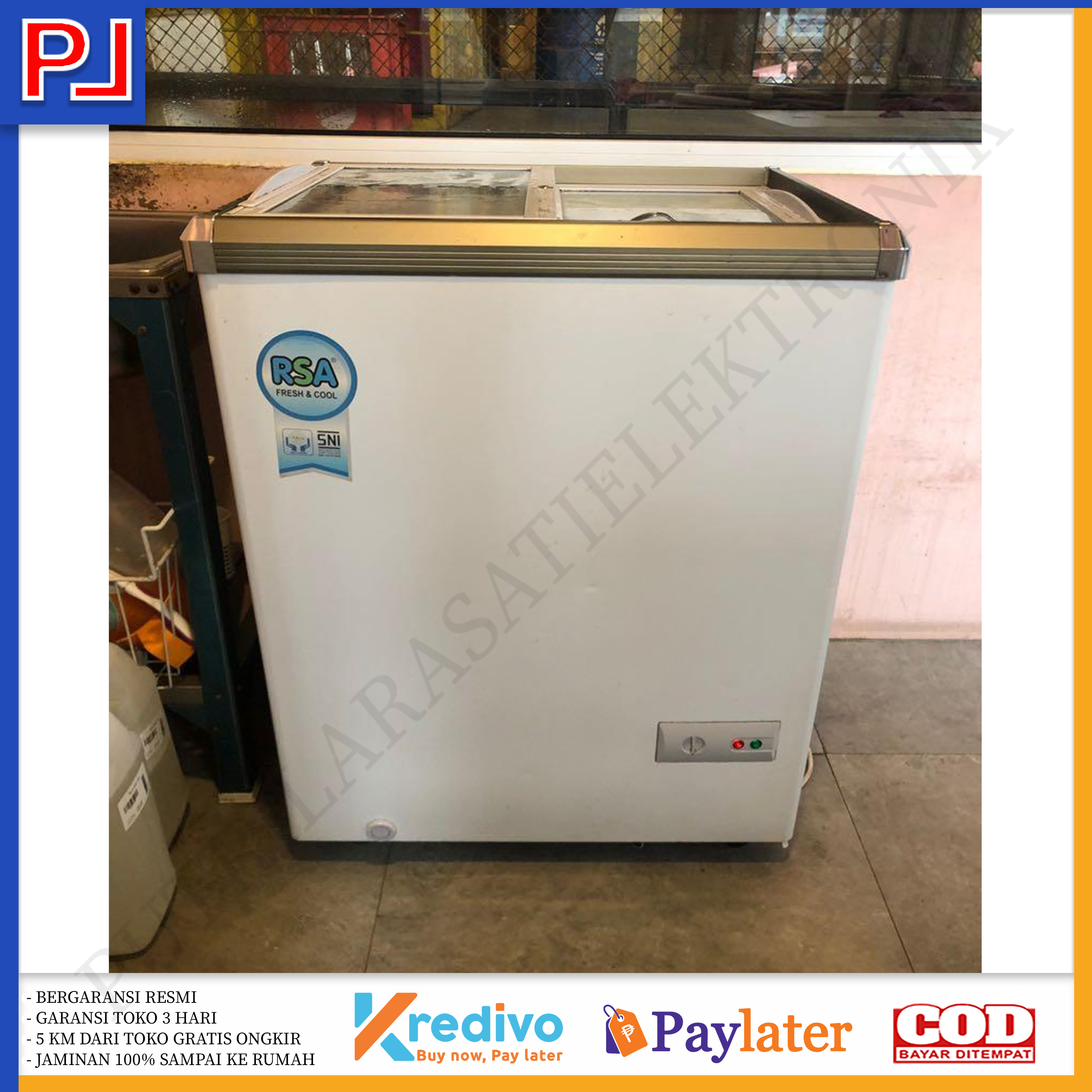 Chest Freezer Kapasitas 100 Liter Sliding RSA XS 110 BANDUNG, JAKARTA ...