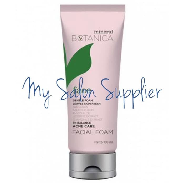 mineral botanica acne facial foam