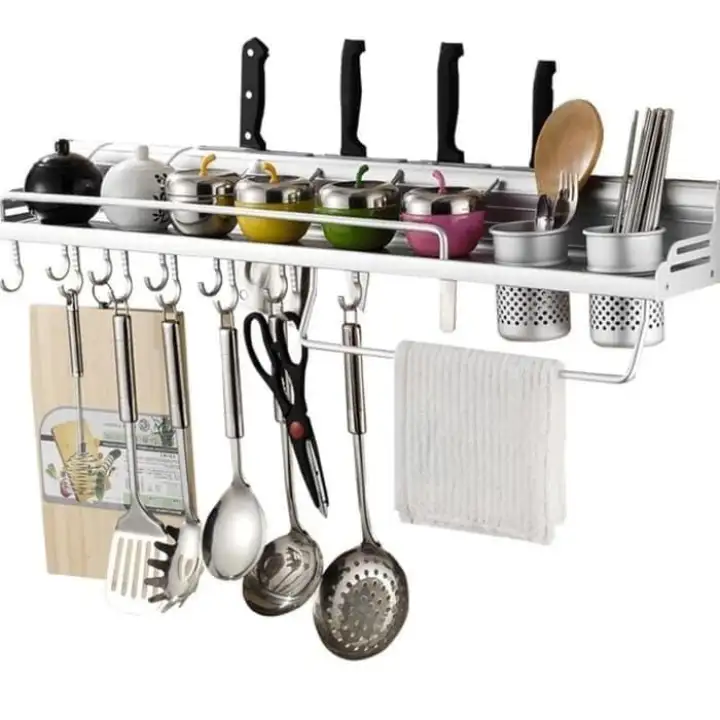 Rak Gantung Tempat Bumbu Ukuran Besar Ya Kak Rak Dinding Dapur Aluminium Serbaguna Rak Diy Rak Sendok Rak Dapur Rak Minimalis Rak Murah Rak Shenar Rak Anti Karat Rak Serbaguna Perabot Lemari Laris Shenar Lazada Indonesia