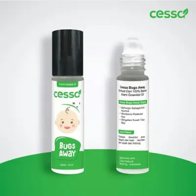 Cessa BUGS AWAY essential oil menjaga bayi dari gigitan nyamuk