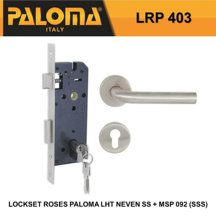 Kunci Set Handle Pintu Roses PALOMA LRP 403 Handle Gagang Pintu 1 Set Kunci Set Handle Pintu Roses PALOMA LRP 403 Handle Gagang Pintu 1 Set