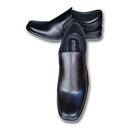 Hand Made Sepatu Pria E-02 Sepatu Pria Sepatu Formal Pria Sepatu Pantofel Pria Sepatu Kerja Kantor Berkualitas Harga Terjangkau Hitam
