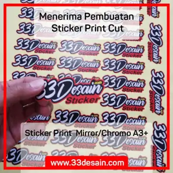 Bikin Stiker Buat Sticker Print Cut Custom Sticker Print Vinyl