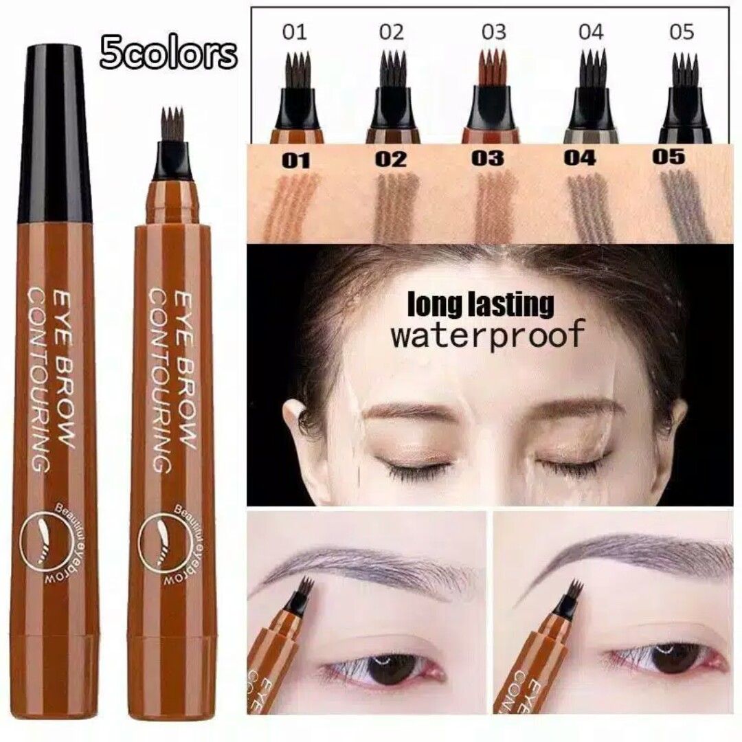 Tint My 4 Tip Brow Eyebrow Contouring Pensi Alis Lazada Indonesia