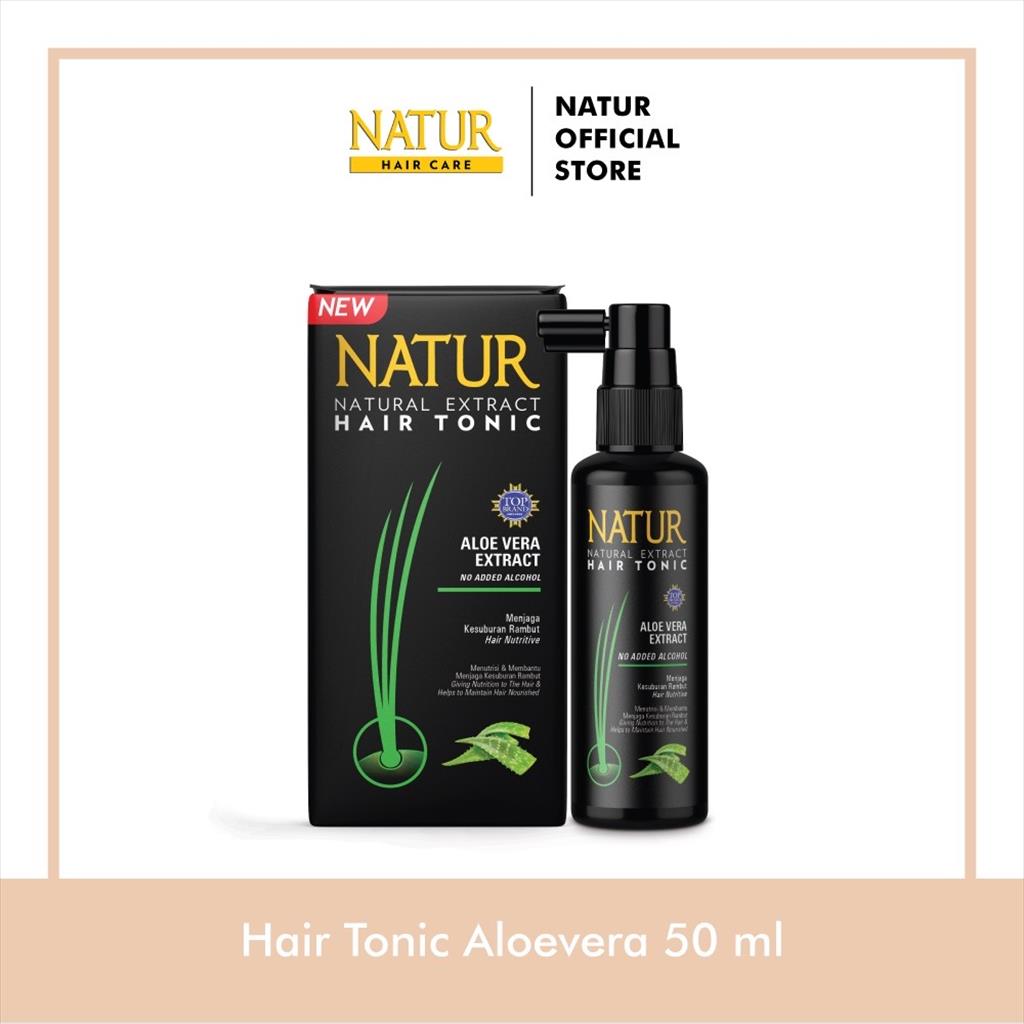 NATUR HAIR TONIC & VITAMIN ORIGINAL ️BPOM Lazada Indonesia