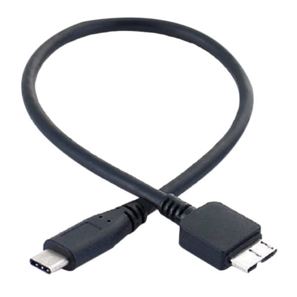 Hard Drive Cable,USB 3.1 Type-C Male to USB 3.0 Micro-B Male Data Cable for Tablet Phone