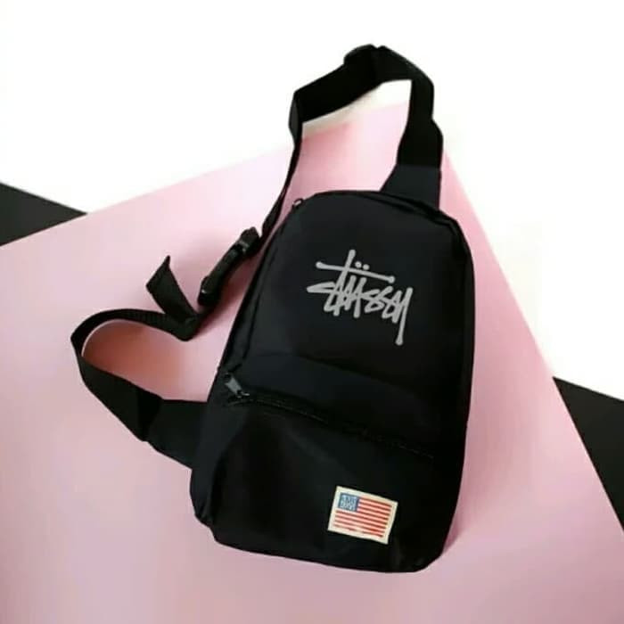 stussy troops sling bag