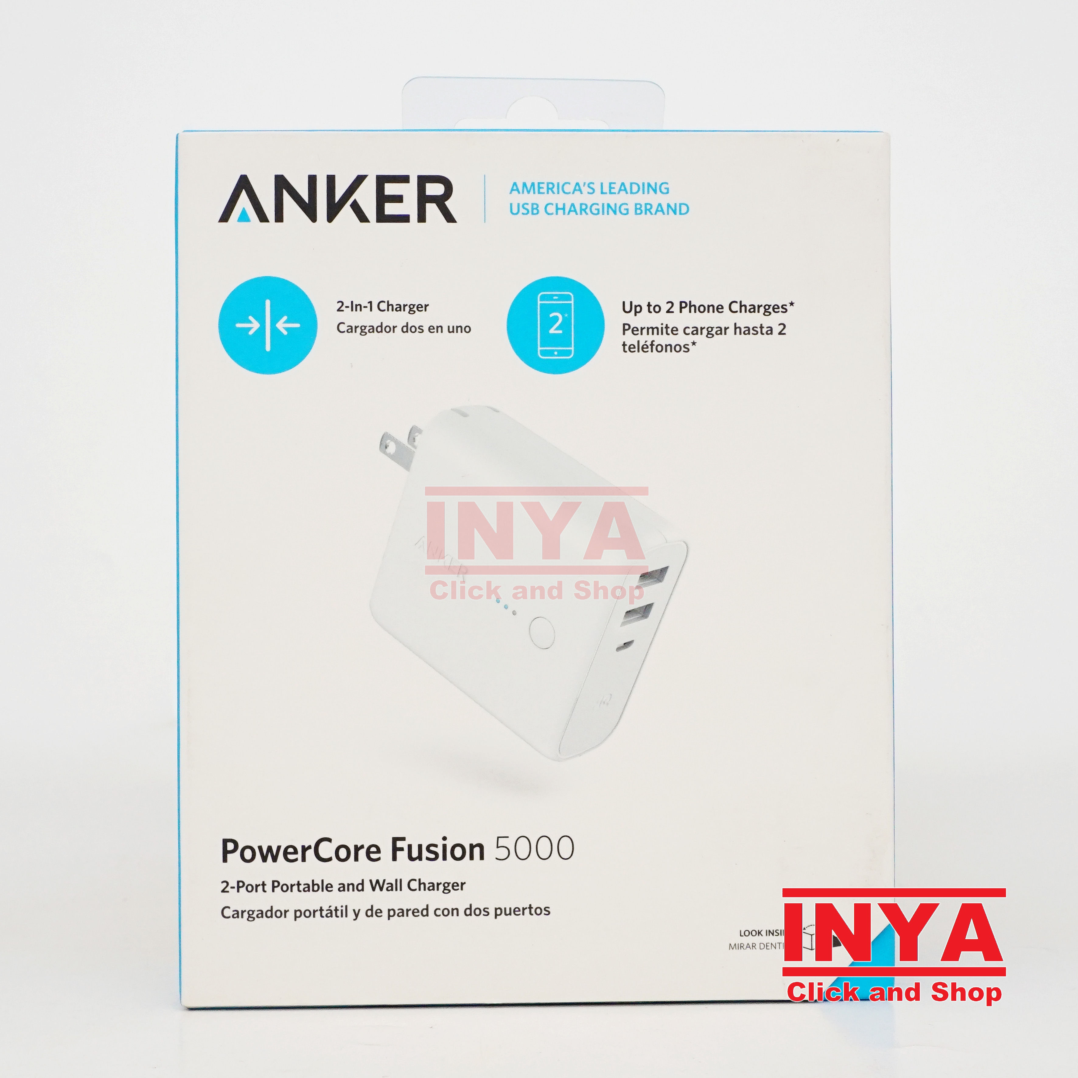 Anker Powercore Fusion 5000 2-en-1 Cargador portátil y cargador de