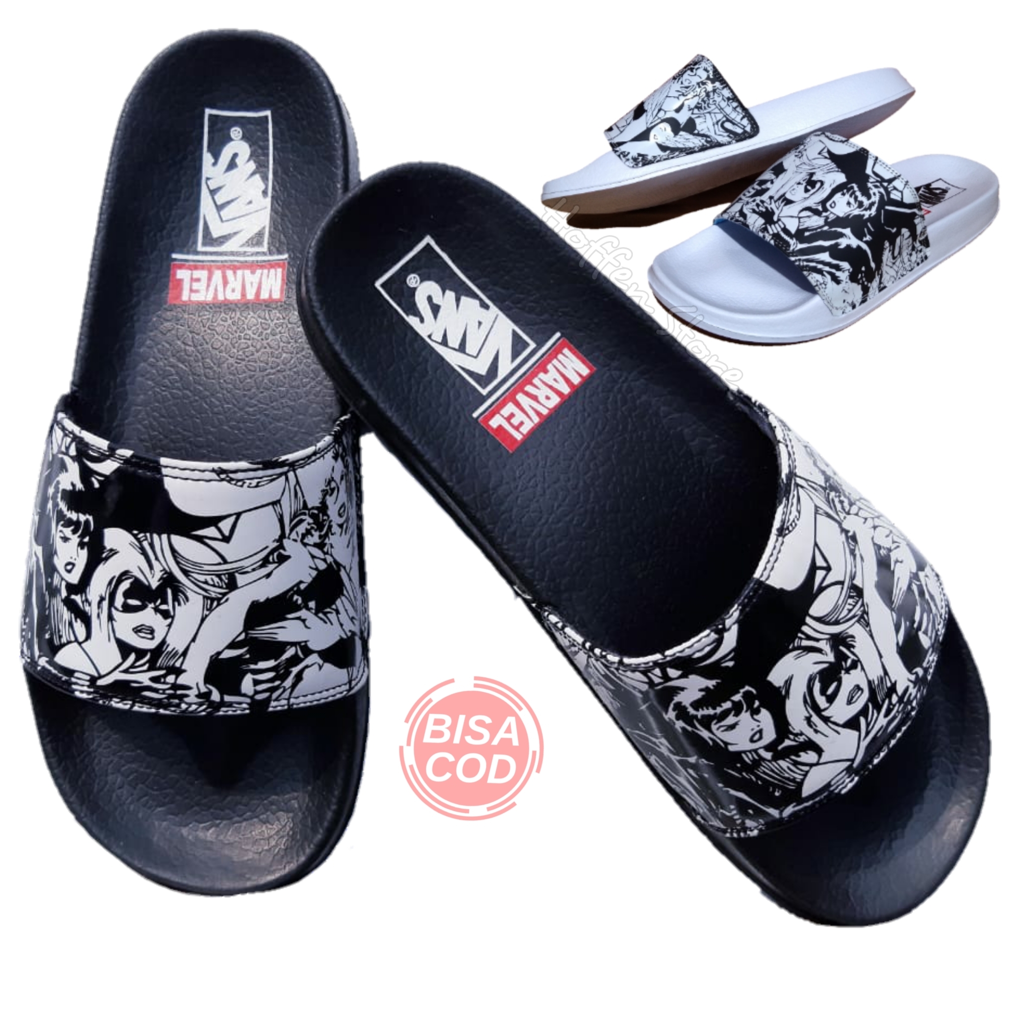 Sandal Slide Kasual Karakter Marvel Vans Lazada Indonesia