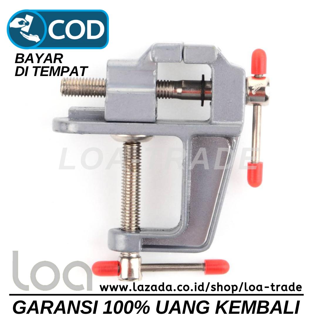 Clamp Meja Alat Jepit Mini Untuk Kerajinan Tangan Karya Seni dan dekorasi ruang kerja Ragum Mini Vise Table Bench Mini Bench Amyung Catok Meja Tanggem Klem Kayu DIY Woodworking