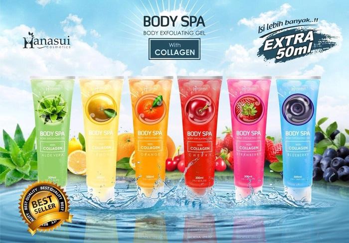 Hanasui Body Spa Exfoliating Gel Original Bpom By Dhi Skincare.