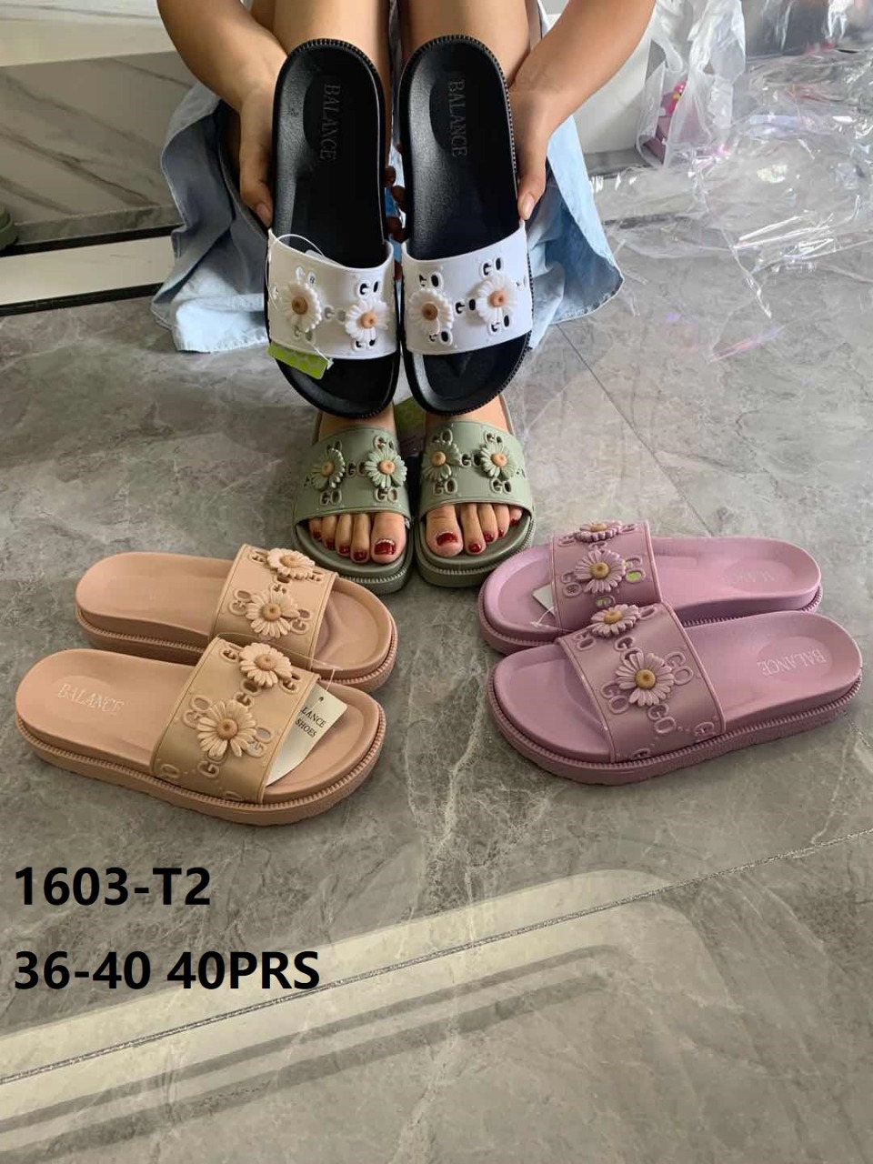 sandal jelly wanita sandal balance 1603 
