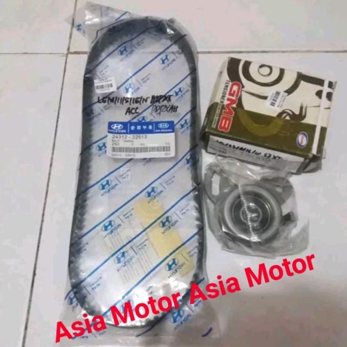 Timing Belt Dan Tensioner Set Hyundai Accent Verna Avega Excel Exell 1
